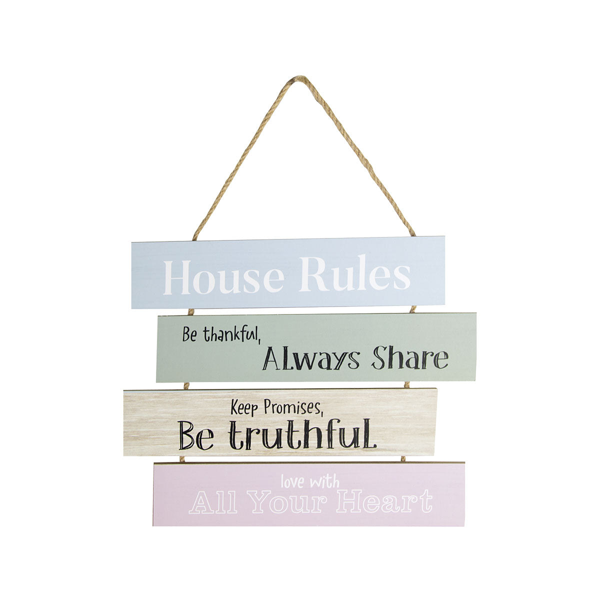 Hanging Plaque Kitchen Rules/House Rules