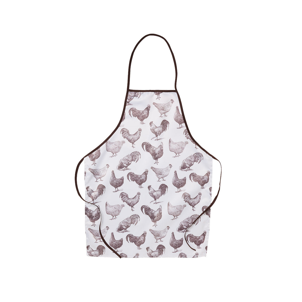 Apron Printed Farm Floral/Chickens 60x80cm