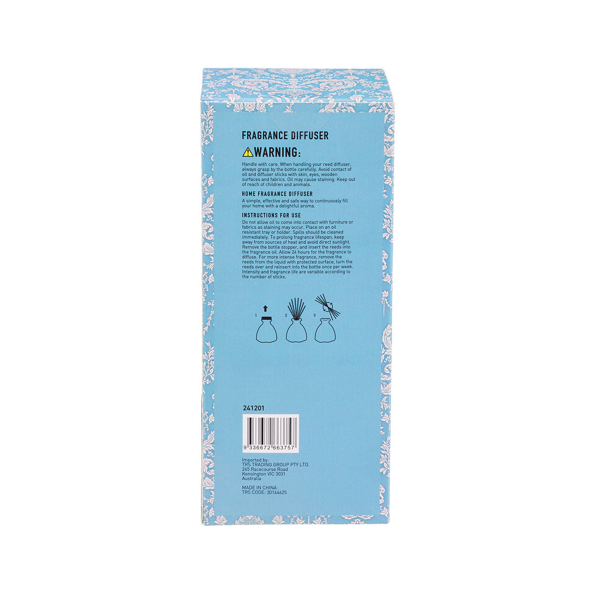 Romance Reed Diffuser Pink/Aqua 100mL