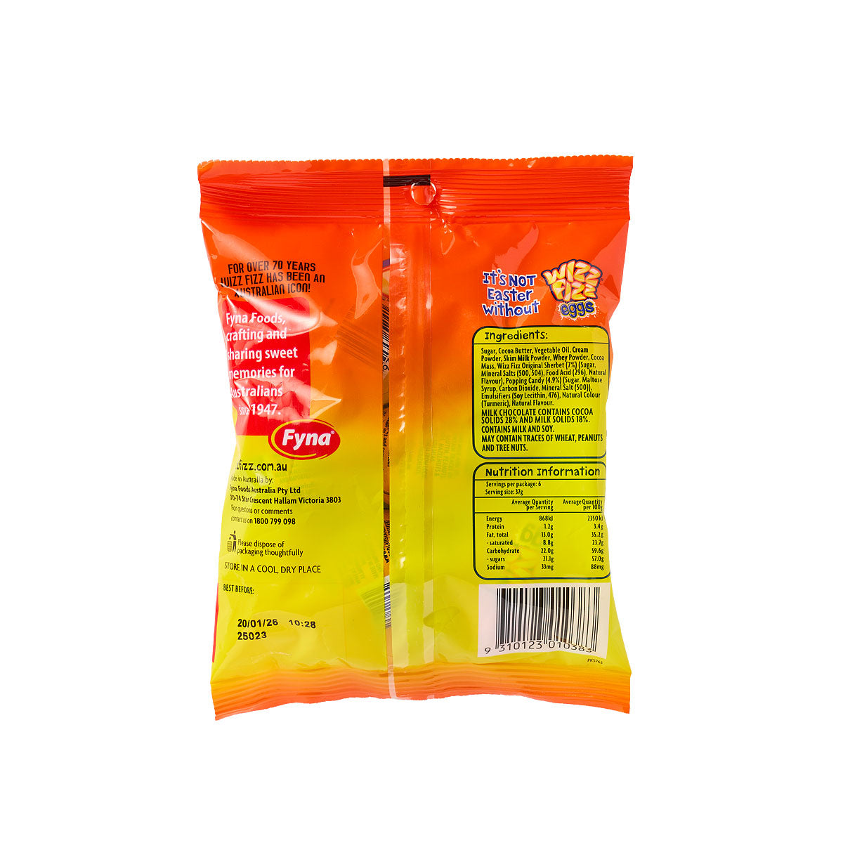 Wizz Fizz Egg Bag 222g