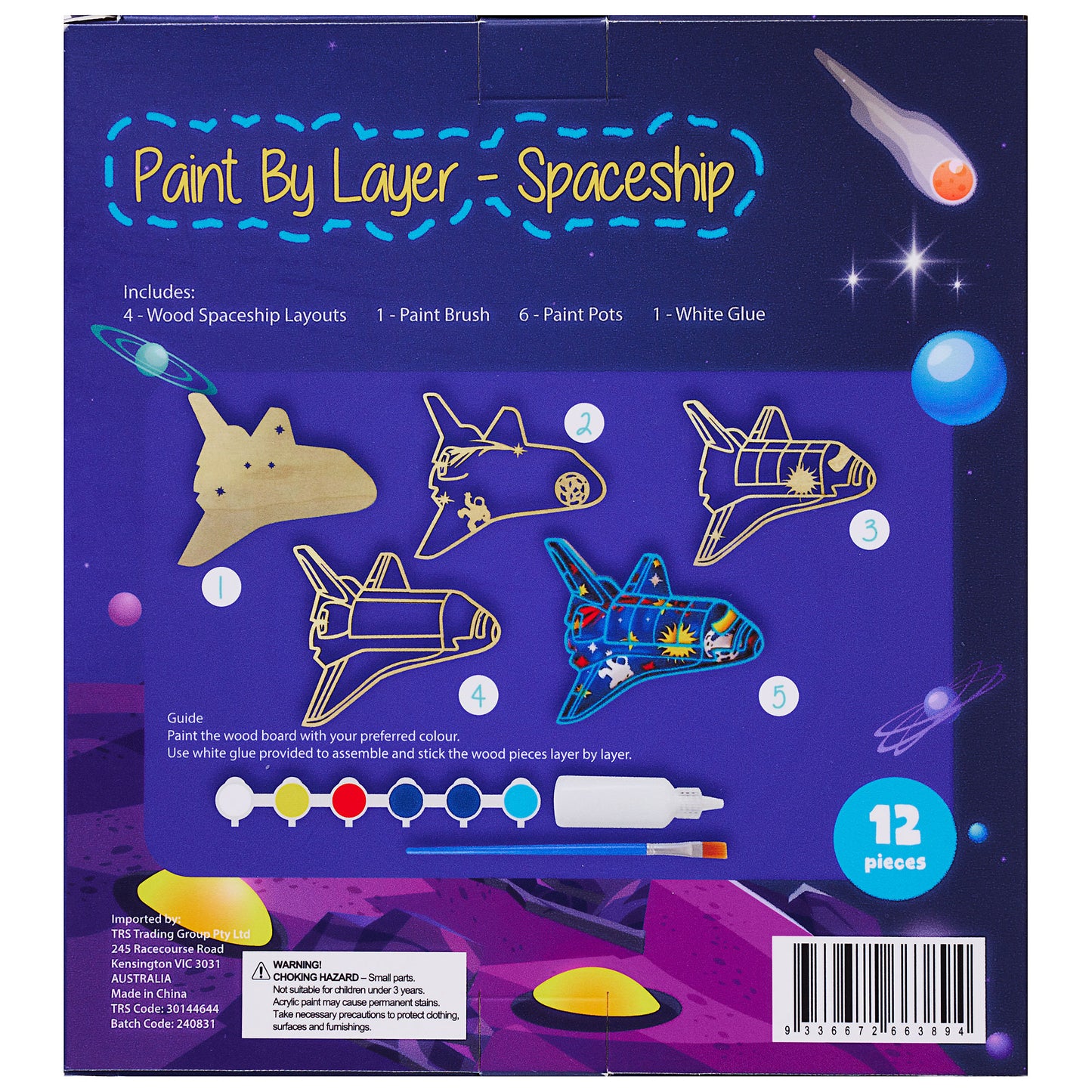 Wood Layered Craft Kit Assorted