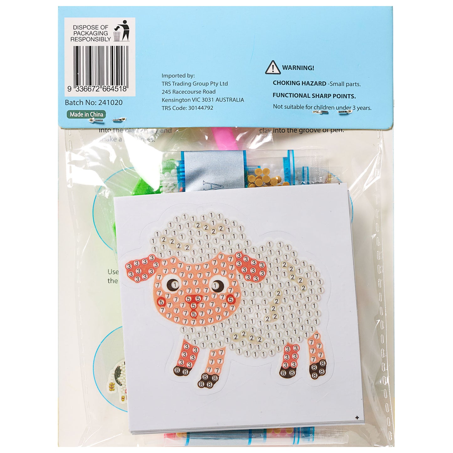 Diamond Painting Sticker Farm 4 Pce