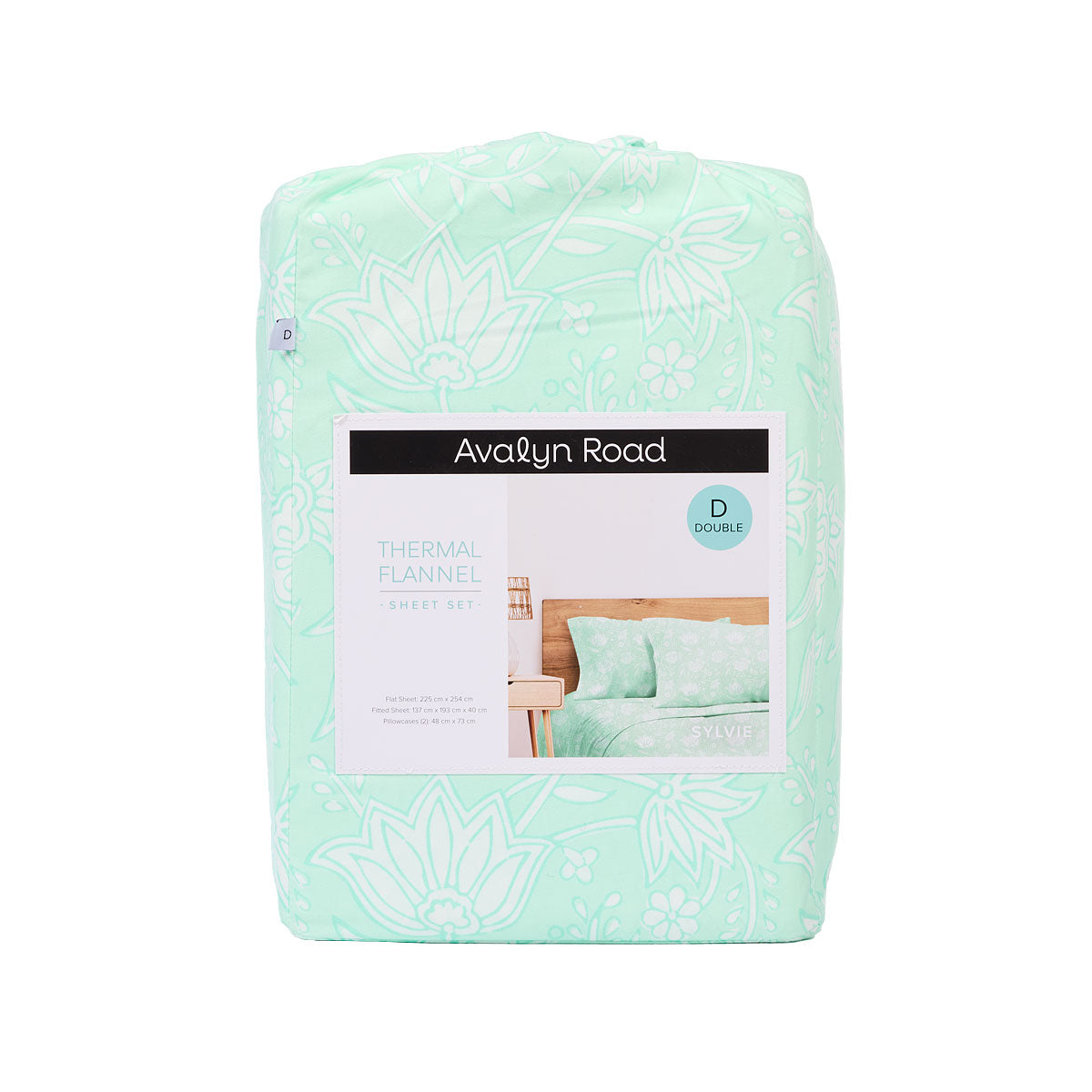 Flannelette Sheet Set Printed DB Assorted