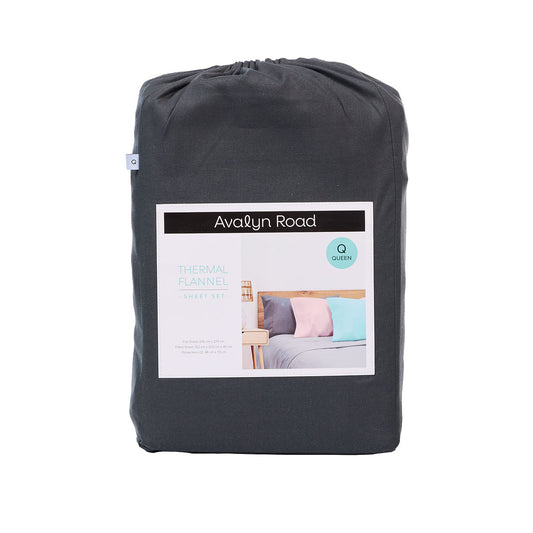 Flannelette Sheet Set QB Assorted