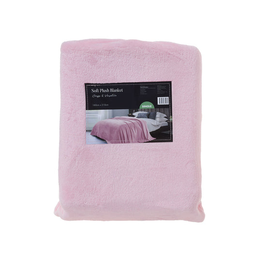 Plush Blanket SB Green/Pink/Navy 160x210cm
