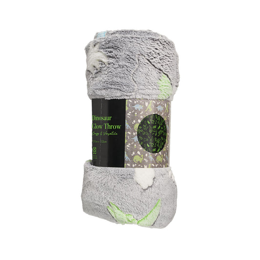 Glow Throw Dino 127x152cm