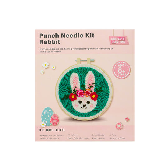 Easter Punch Needle Kit Rabbit
