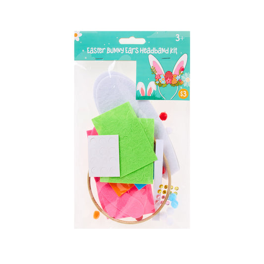 Easter Bunny Ears Headband Kit Assorted