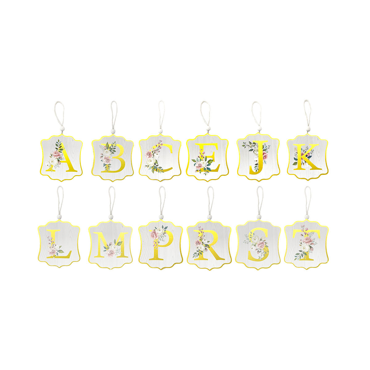 Hanging Plaque Regency Monogram Assorted