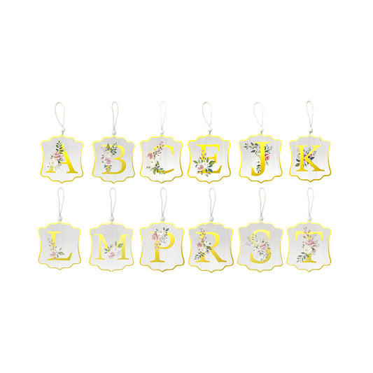 Hanging Plaque Regency Monogram Assorted