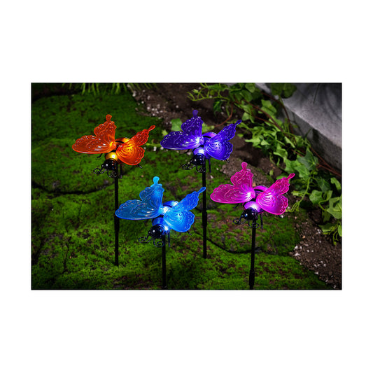 Solar Hanging Butterfly Stake Light Assorted