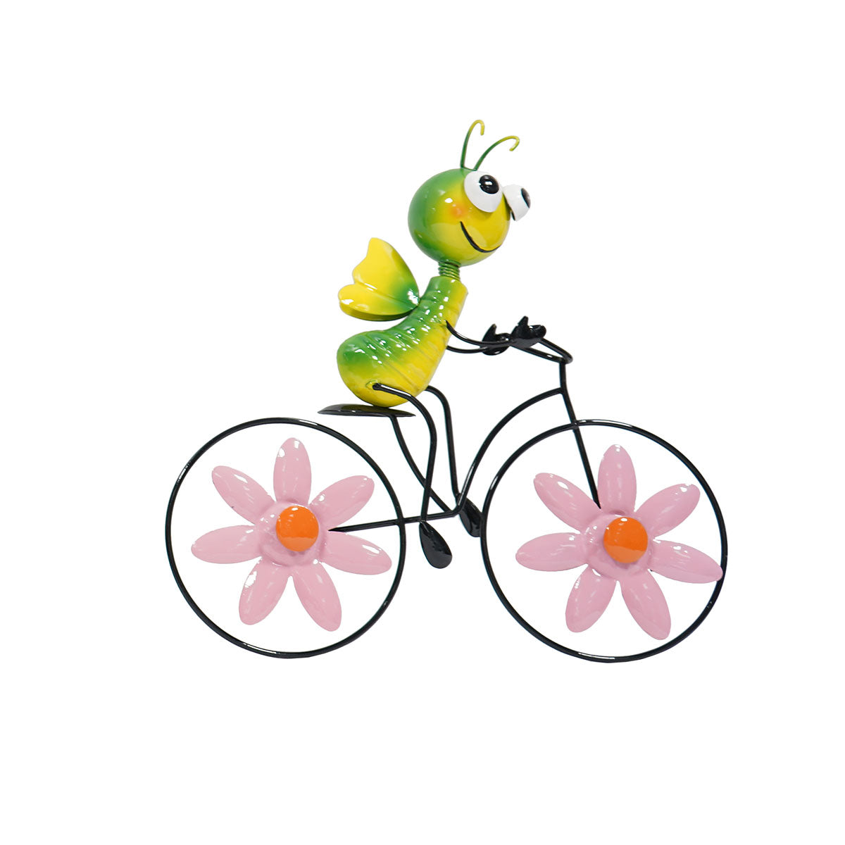 Metal Insect And Floral Bike Wall Art Assorted
