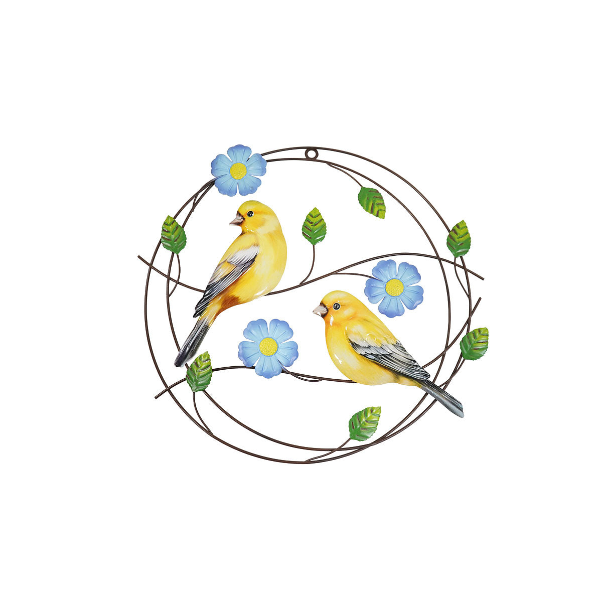 Metal Bird Wreath Wall Art Assorted