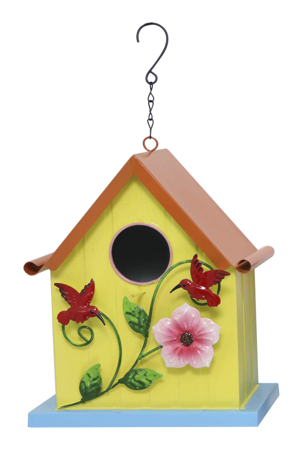 Metal Bird House Assorted