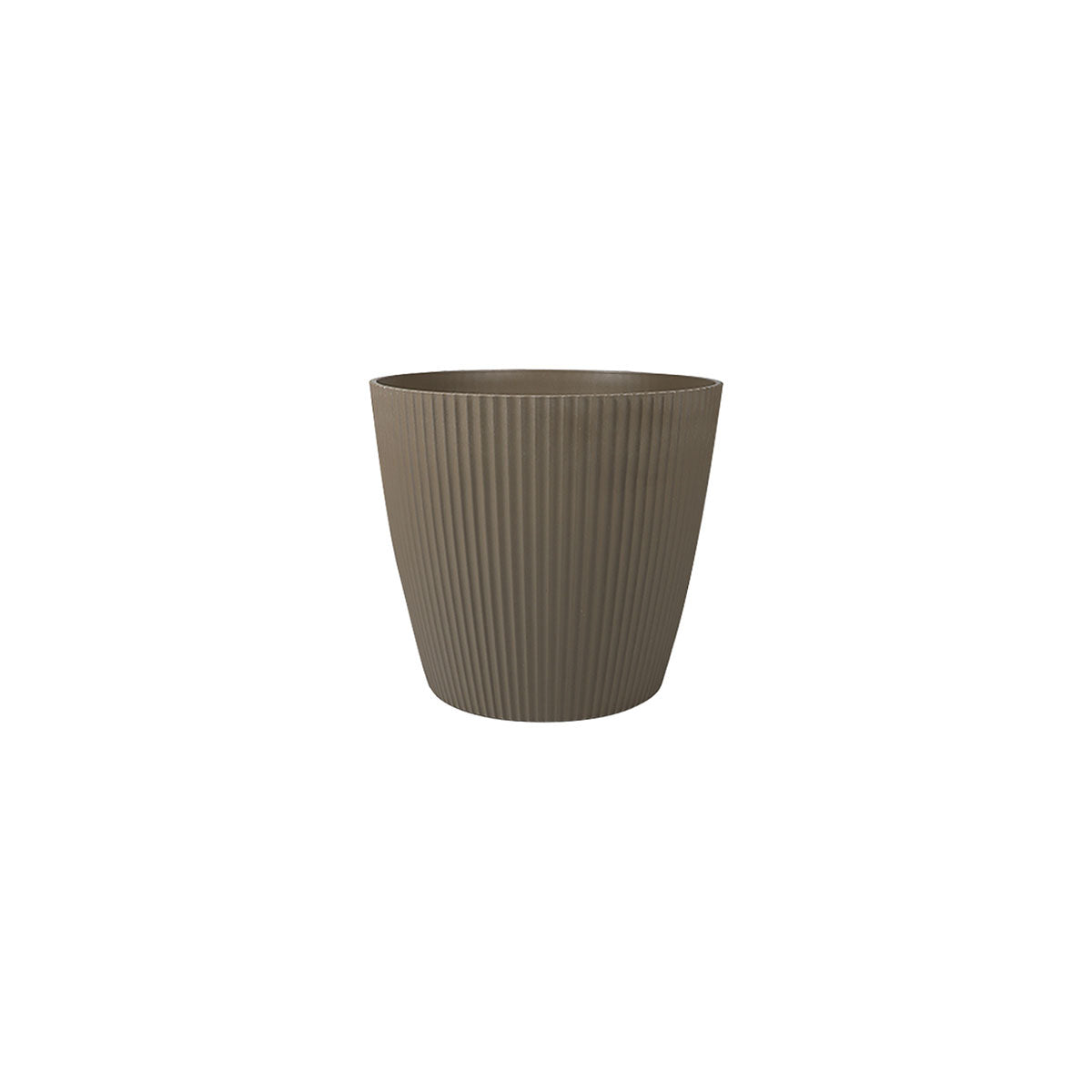 Matte Tapered Plastic Pot D29cm Assorted