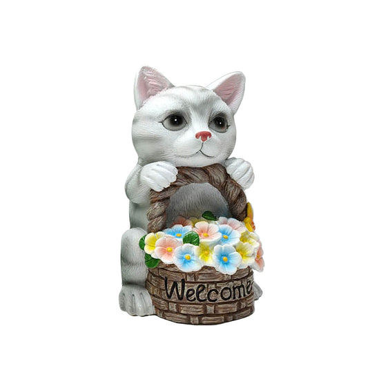 Animal With Basket Decor Assorted