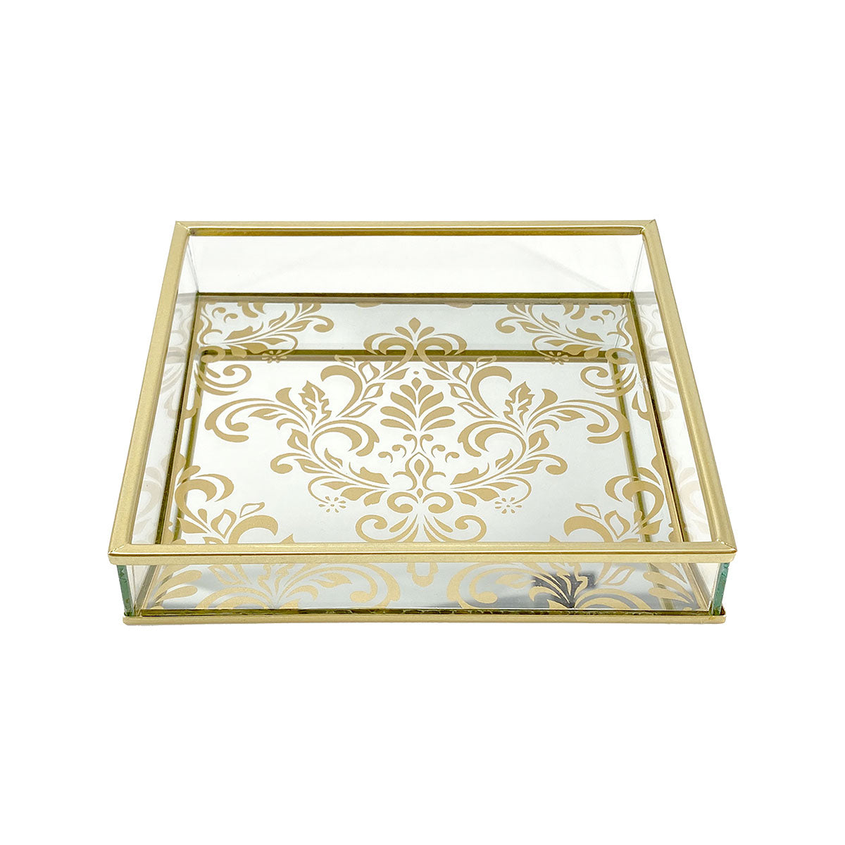 Mirror Tray Damask Small