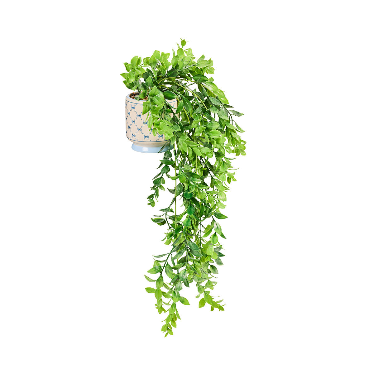 Hanging Leaf Print Regal Pot