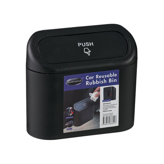 Blackspur Mini Car Reusable Rubbish Bin