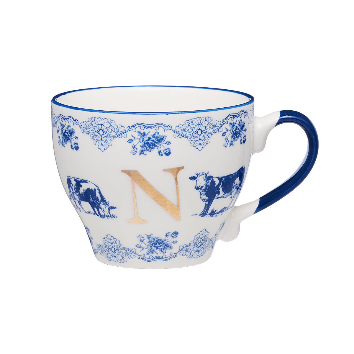 Farmhouse Mug Monogram K,H,N