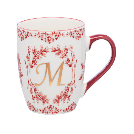 Fleurs d'Automne Mug Monogram M,J,A