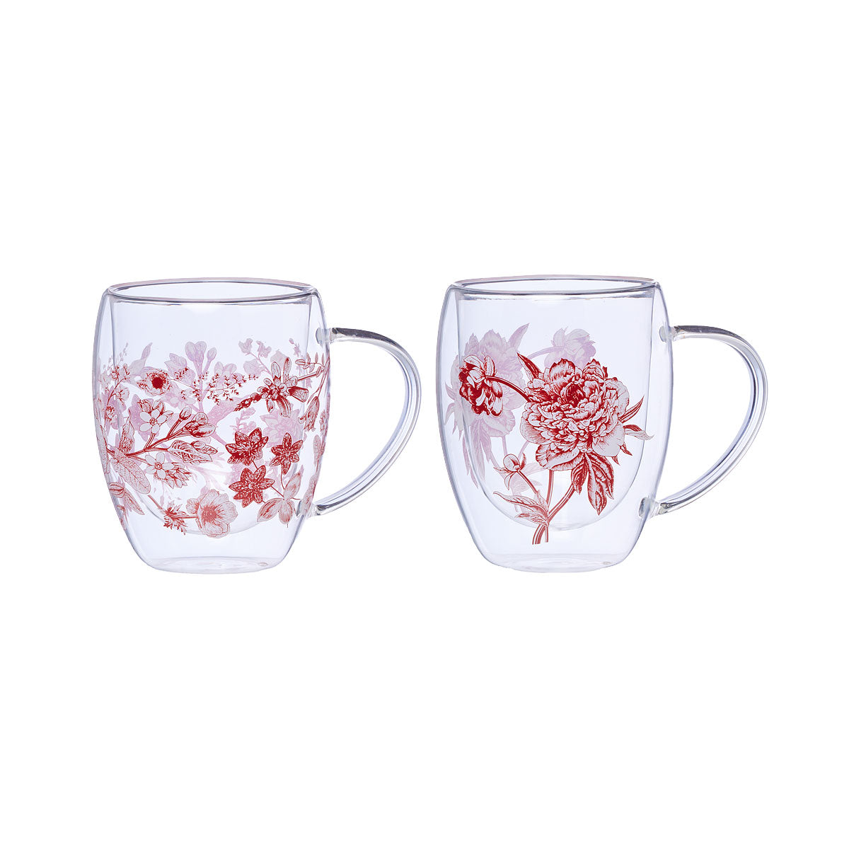 Fleurs d'Automne Double Walled Mug Assorted