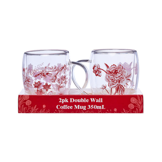 Fleurs d'Automne Double Walled Mug Assorted