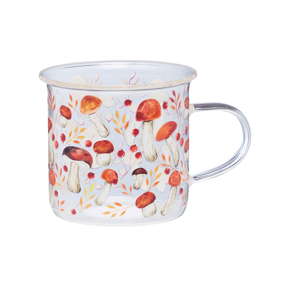 Pumpkin Mug Glass Assorted