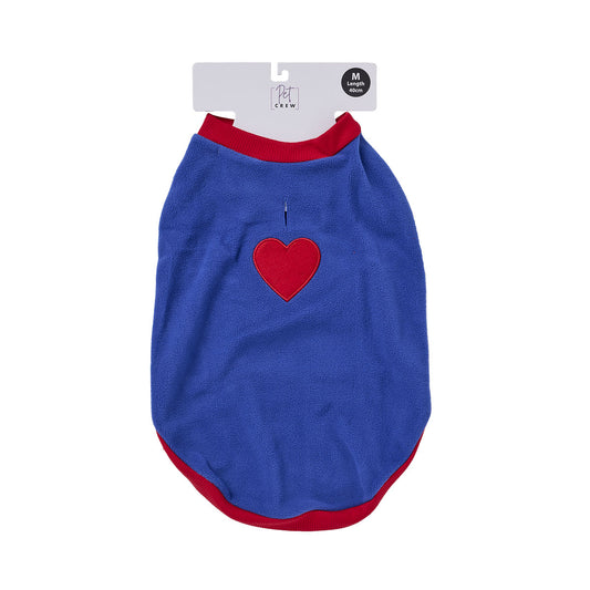 Pet Polar Fleece Heart/Paw 30/40/50cm