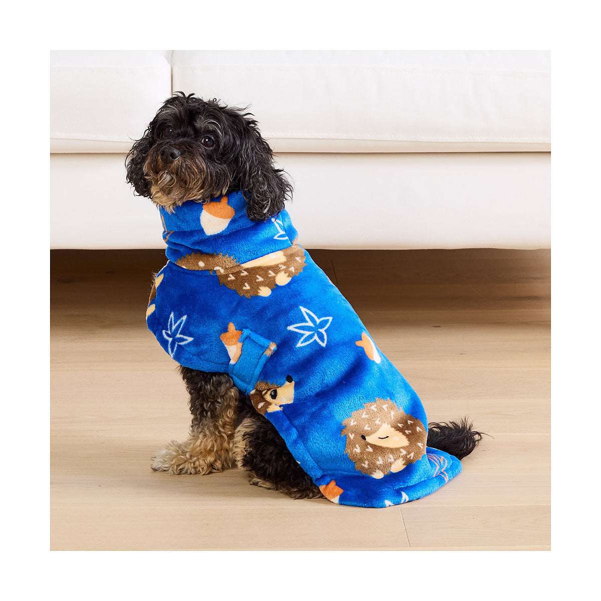 Pet Fleece Hoodie Hedgehog/Candy 30/40cm