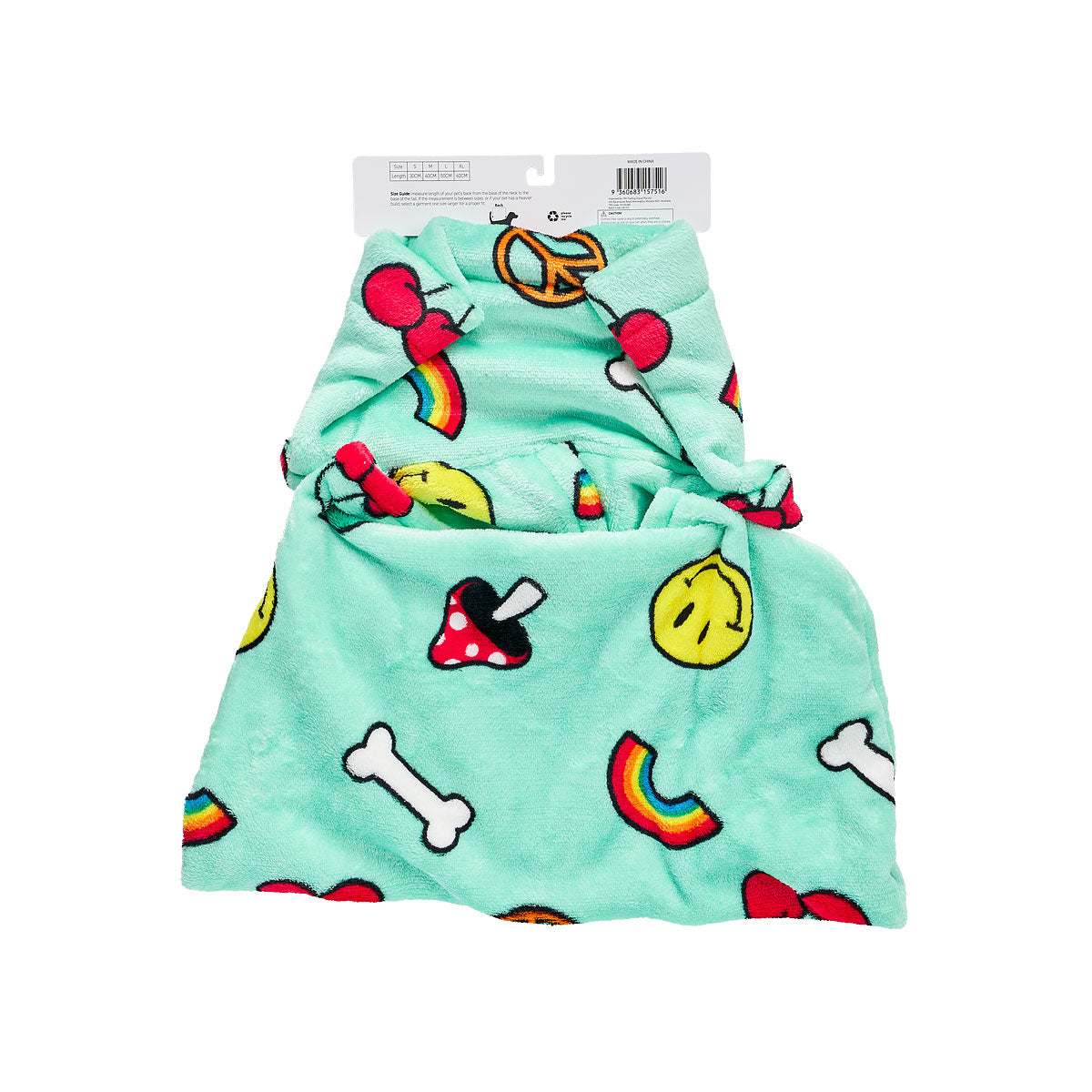 Pet Fleece Hoodie Dog/Sticker 50/60cm