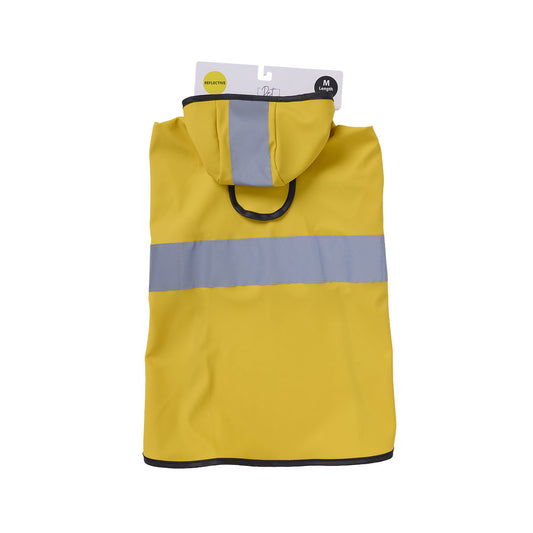 Pet Raincoat Yellow/Cobalt 30/40cm