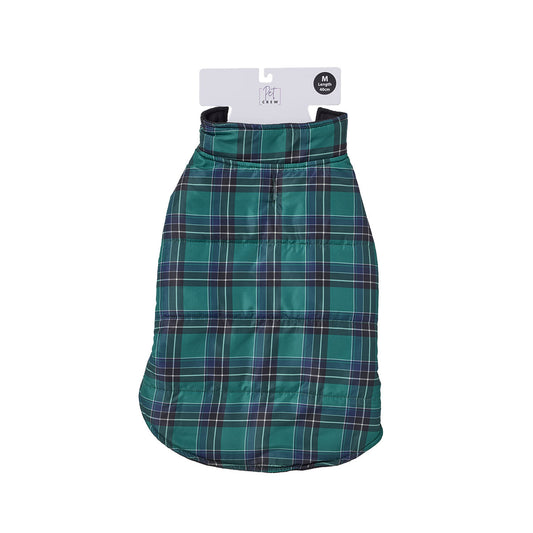 Pet Tartan Jacket Red/Green 30/40/50cm