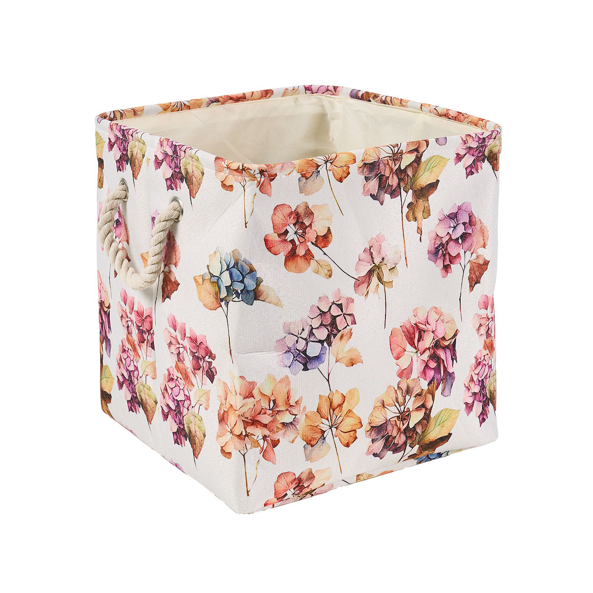 Autumn Hydrangea Fabric Storage