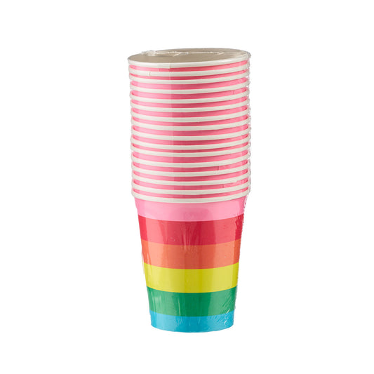 Rainbow Cups 250mL 16pk