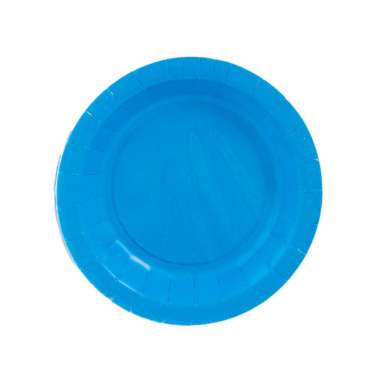 Blue Plate 18cm 16pk