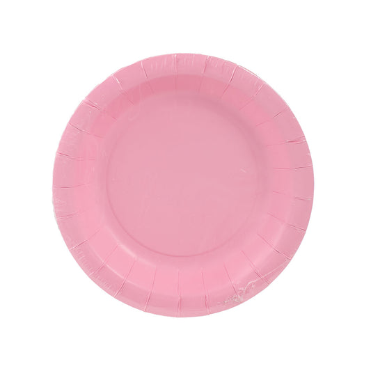 Pink Plate 18cm 16pk