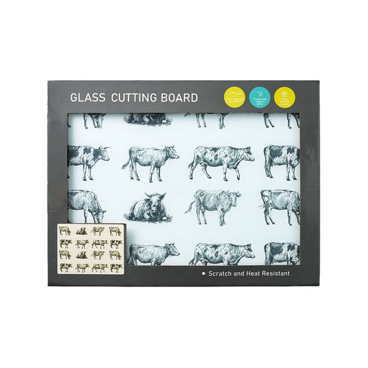 Farmhouse Cutting Board Glass