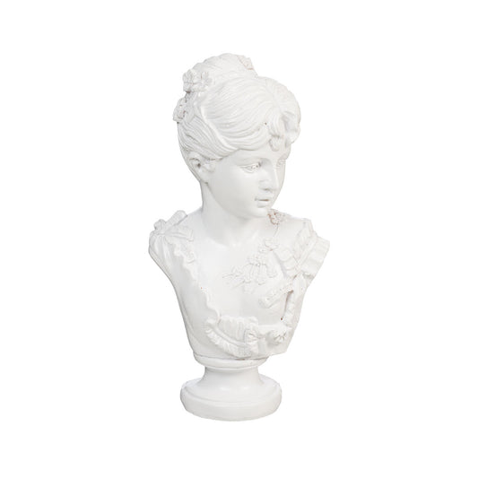Regal Lady Ornament White