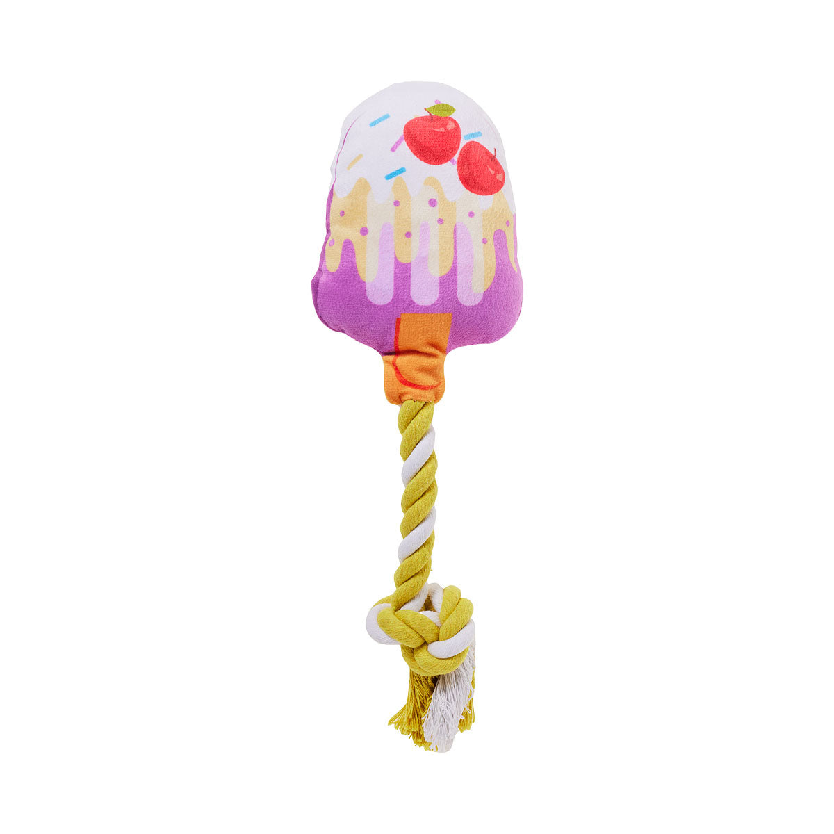 Summer Dog Plush Toy With Rope Assorted