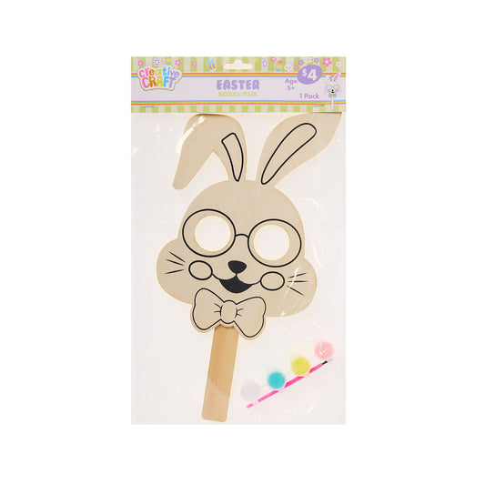 Easter Paint Your Own Wooden Mask Assorted
