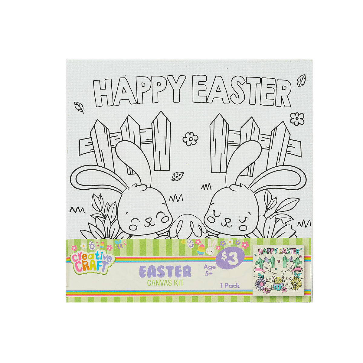 Easter Paint Your Own Canvas Assorted