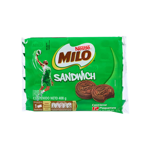 Nestle Milo Biscuits 408g 12pk