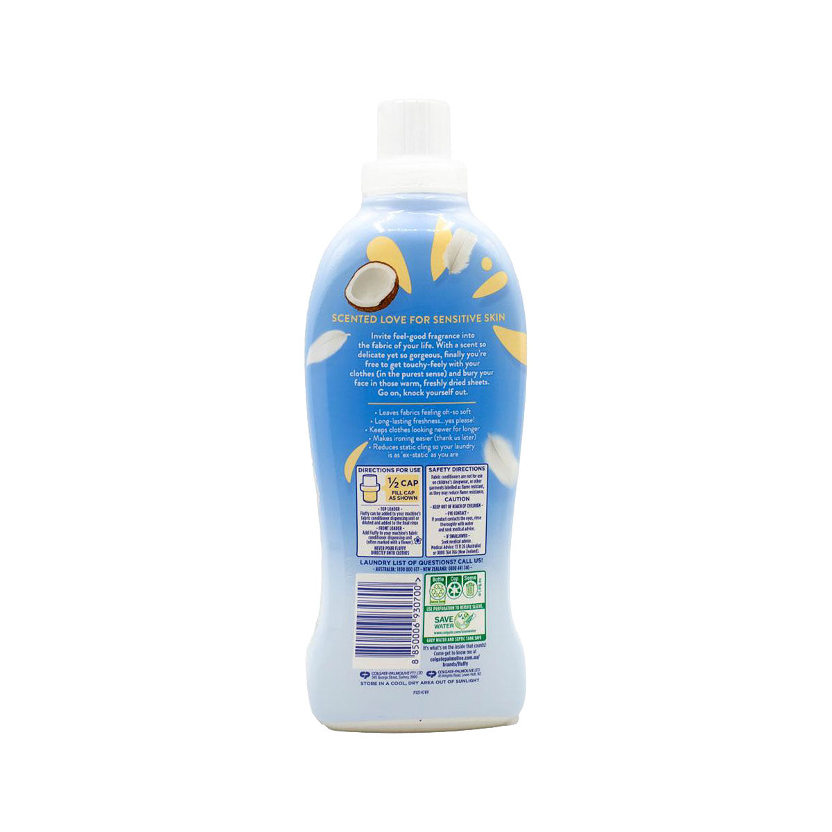 Fluffy Fabric Cond Creamy Coconut Hypo1L