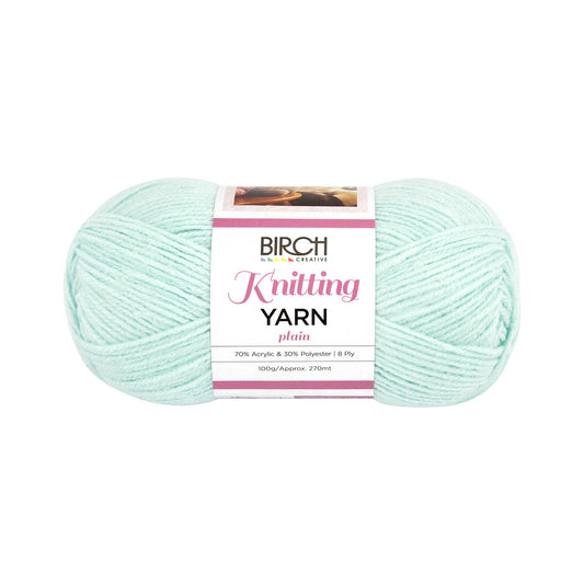 Birch Yarn Plain Mint 100g