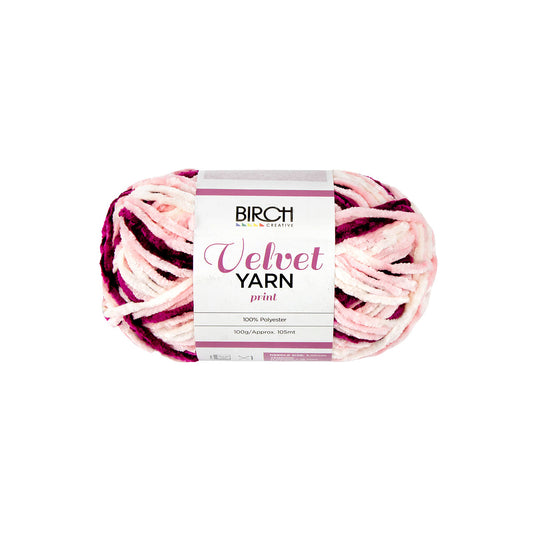 Birch Yarn Velvet Mix Wine 100g