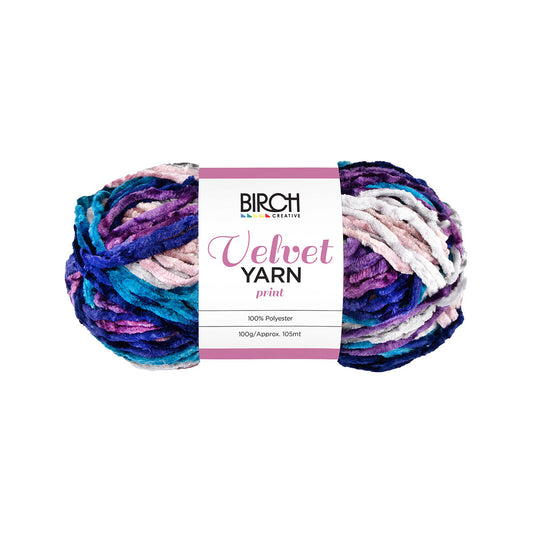 Birch Yarn Velvet Mix Brilliance 100g
