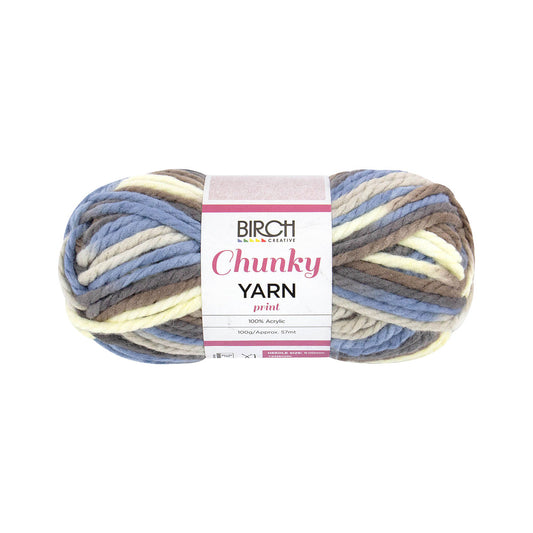 Birch Yarn Chunky Print Woods 100g