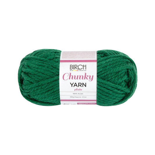Birch Yarn Chunky Plain Grass 100g