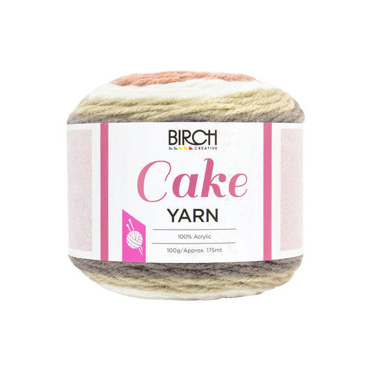 Birch Yarn Cake Hazel Twirl 100g